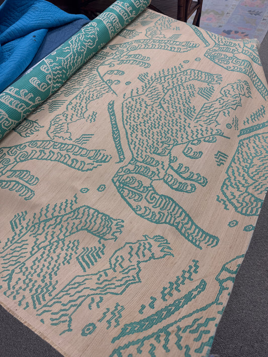 Dedar, tiger silk, by the yard