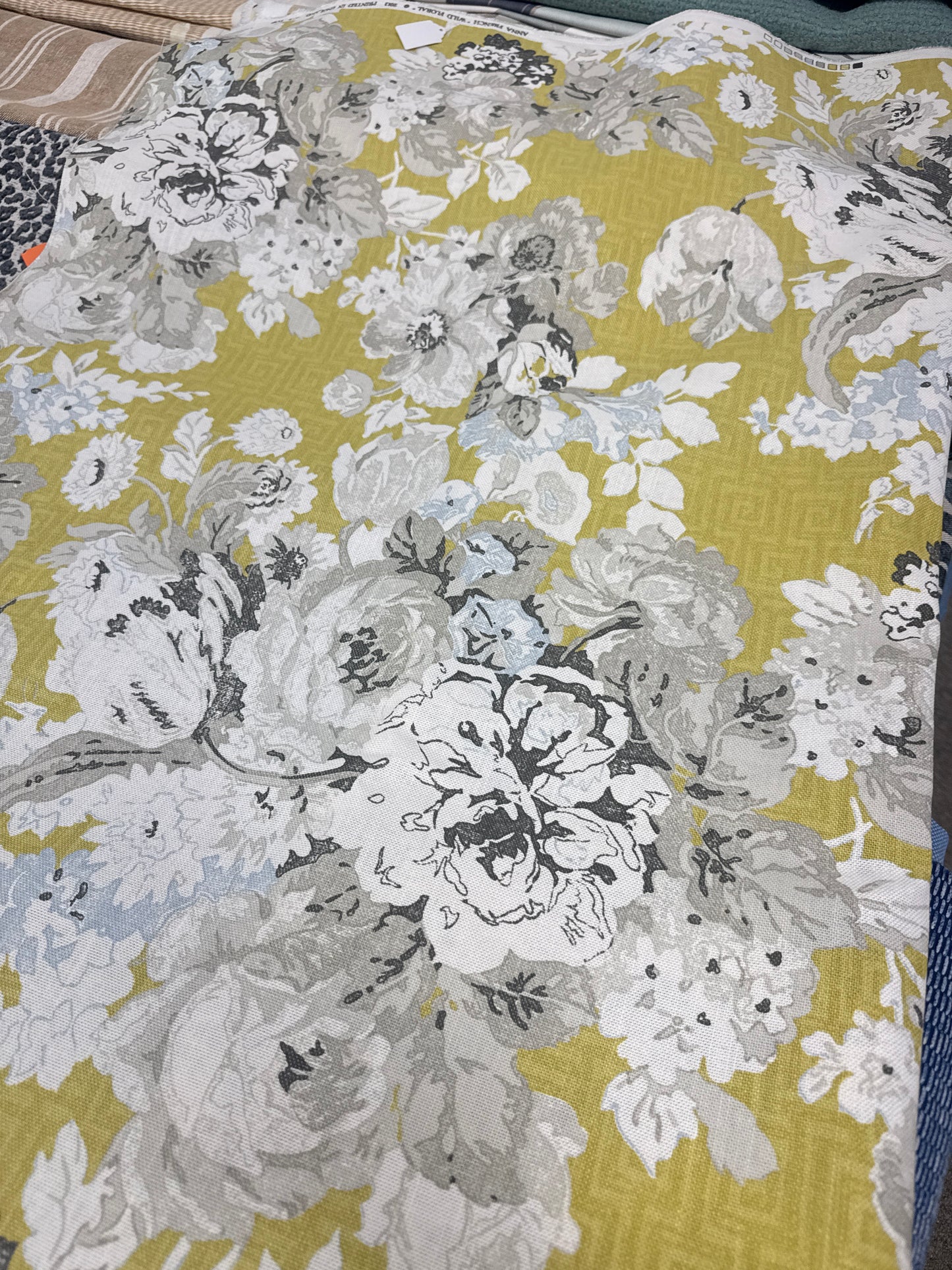 Anna French, wild floral, 2.4 yards