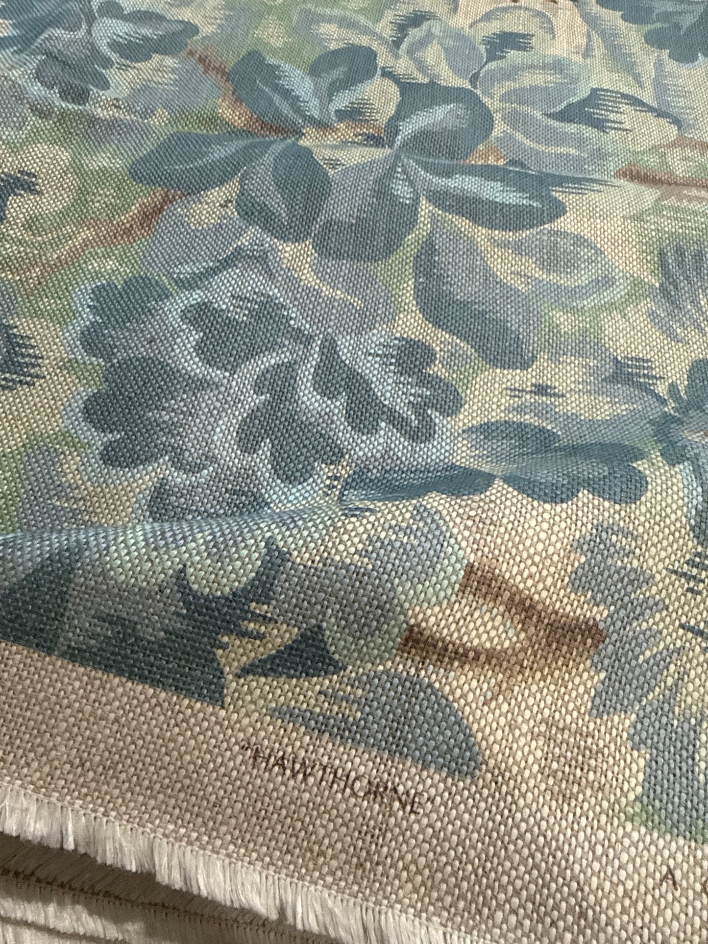 Cowtan & Tout, Hawthorne, blue, by the yard