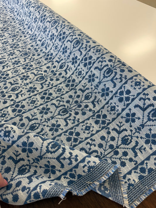 Sister Parrish, Georgina Performance Fabric, blue, 2.4 yards