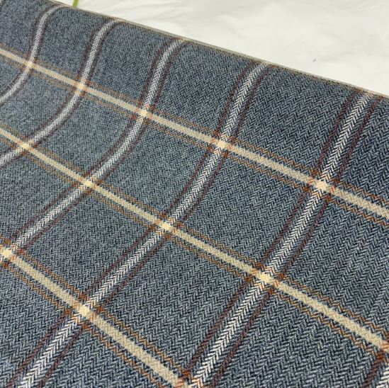 Blue Plaid Fabric