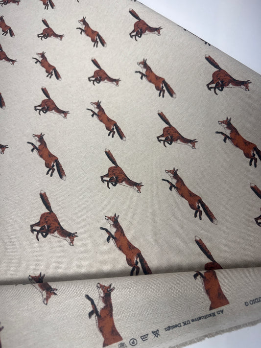 Studio G, fox print, 3-1/8