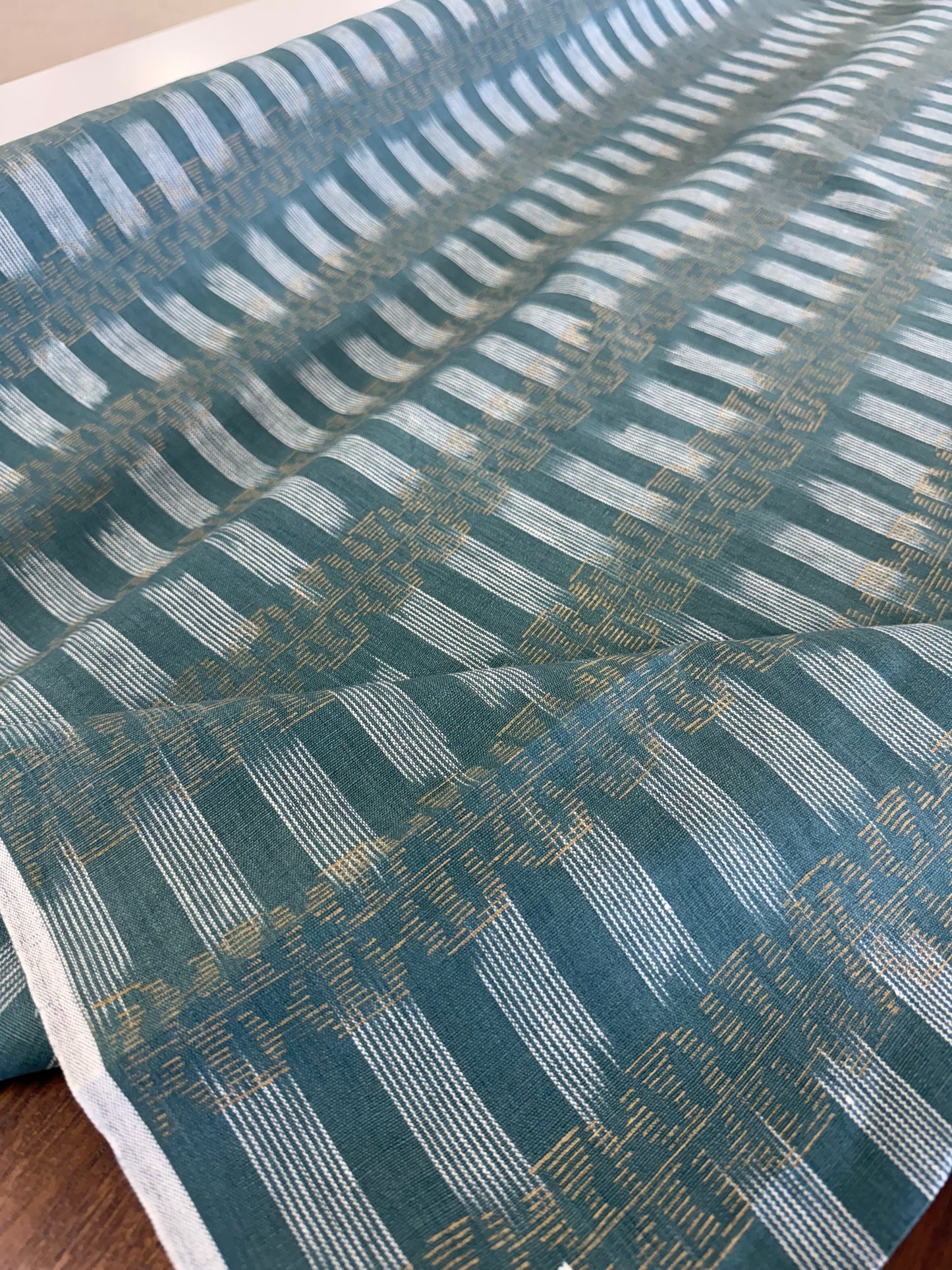 Rose Tarlow, KASURI BLOCK PRINT WATER LILY, 5.5 yards