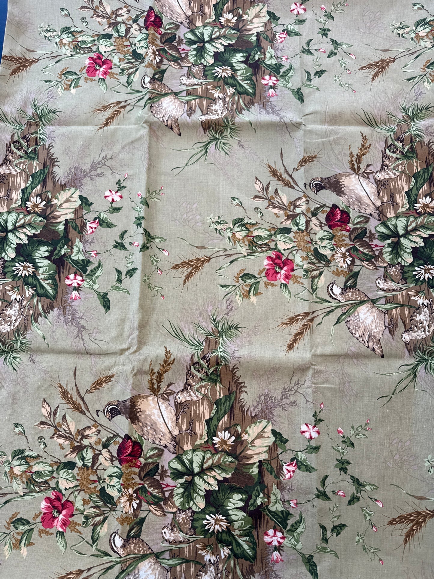 Scalamandre Edwin's, Covey Linen Print, by the yard