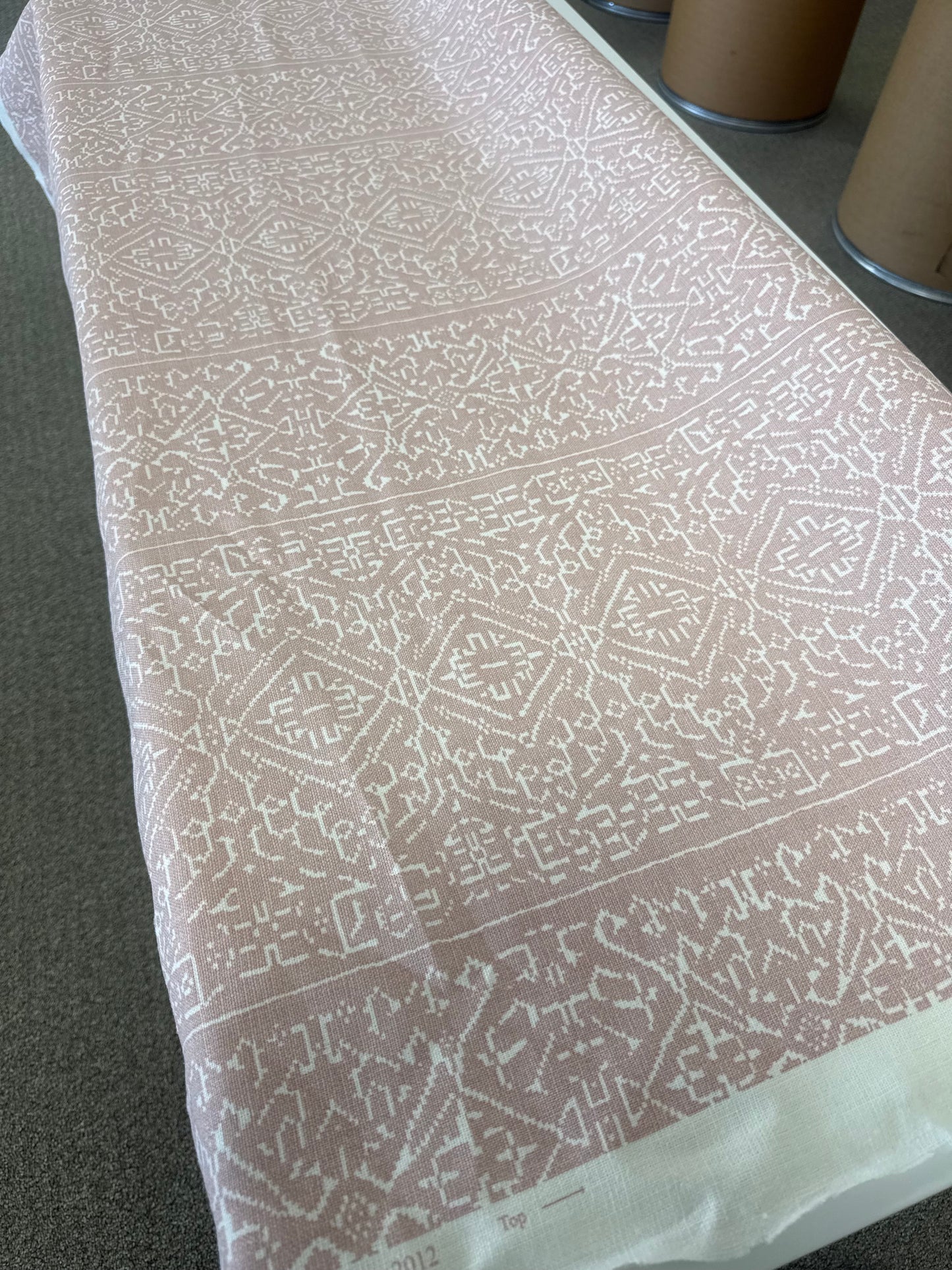 Carolina Irving, Siam, pink, 2.5 yards,  $200