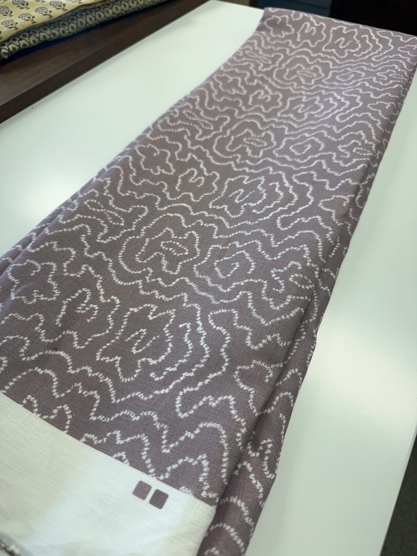 Martyn Lawrence, faux bios, purple, 1.1 yards