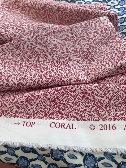 Soane Britain, coral pink, 2.1 yards