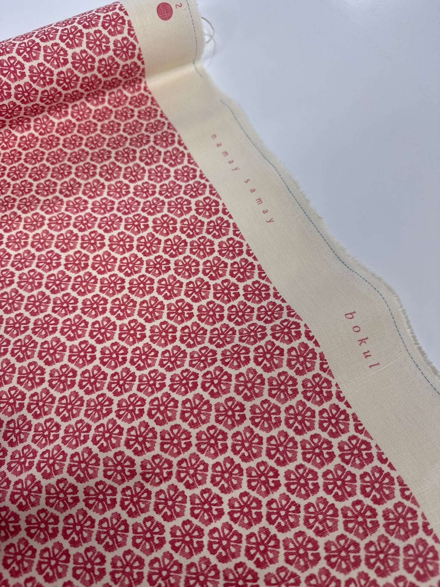 Namay Samay, bokul, pink, 1.5 yards