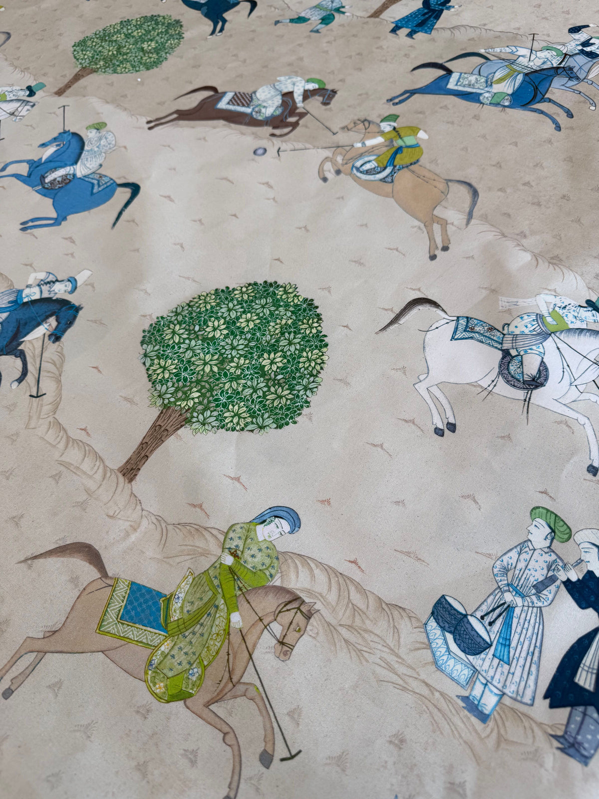 GP & J baker Caspian Teal 2 Yards