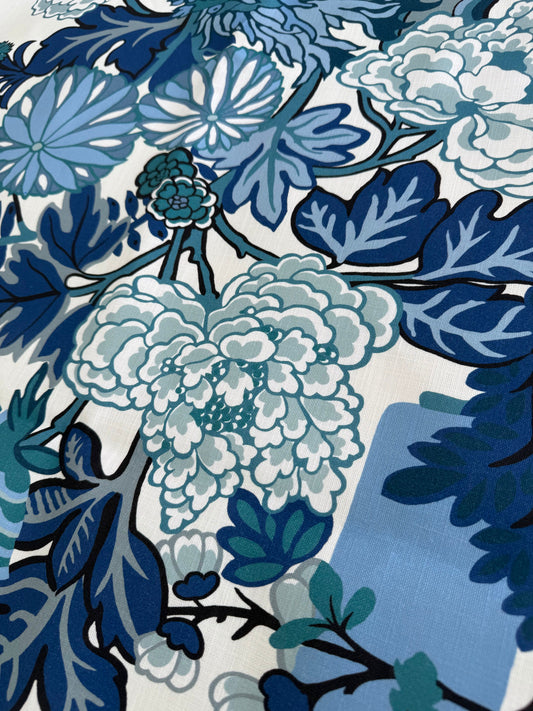 Schumacher Chiang Mai Dragon China Blue 3 Yards