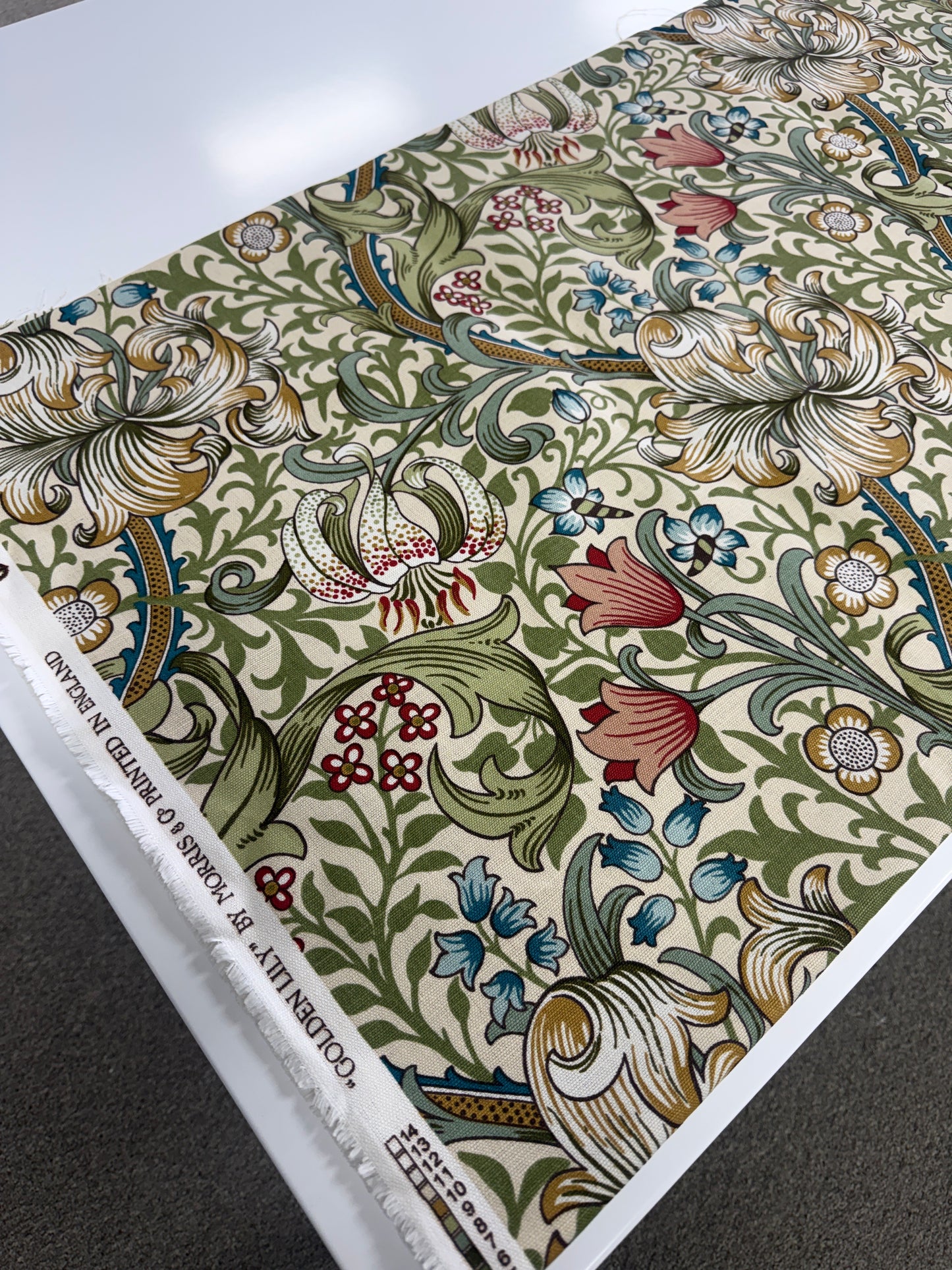 Morris & Co, Golden Lily, by the yard