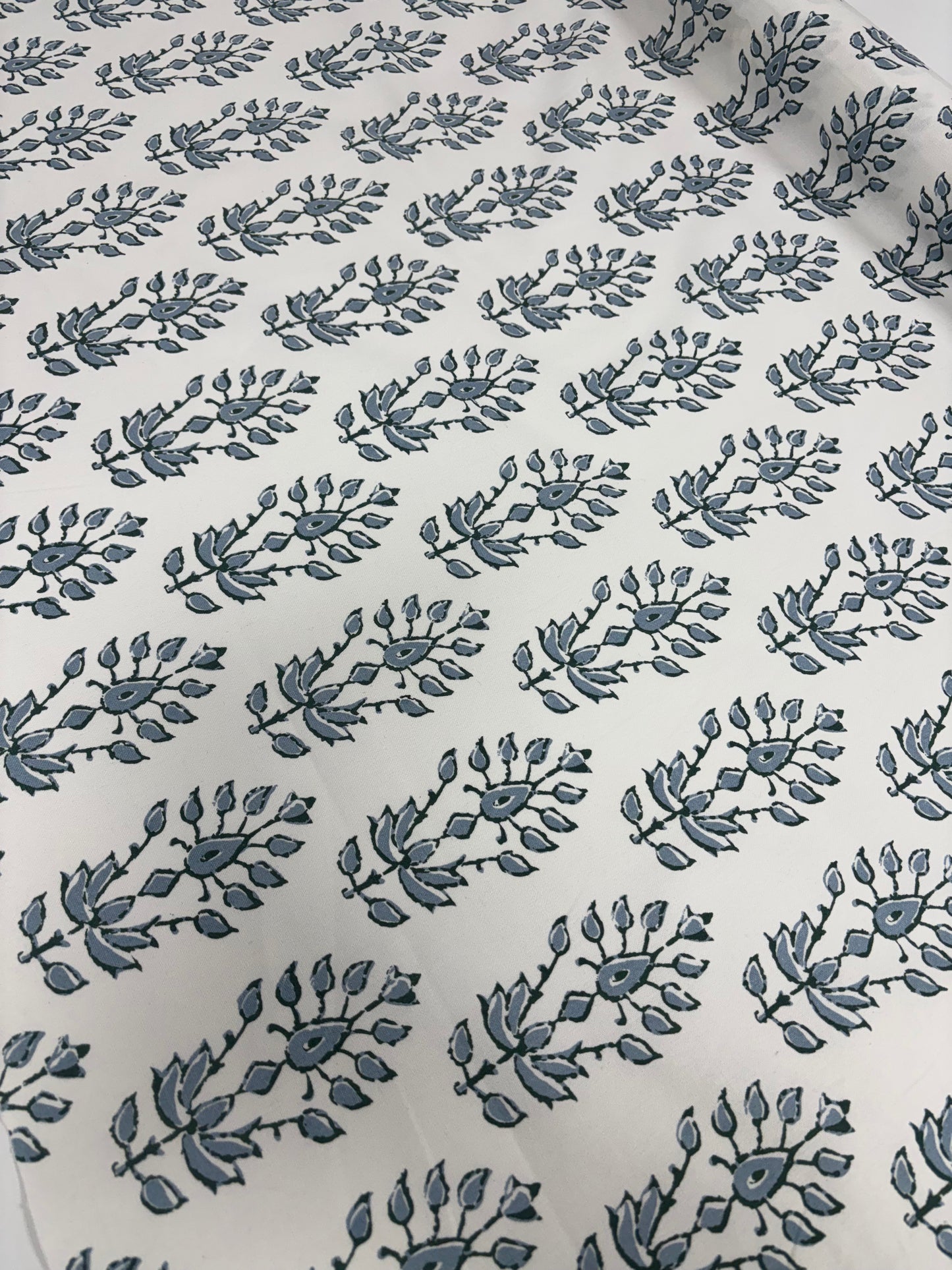 Blue floral, 2.5 yards