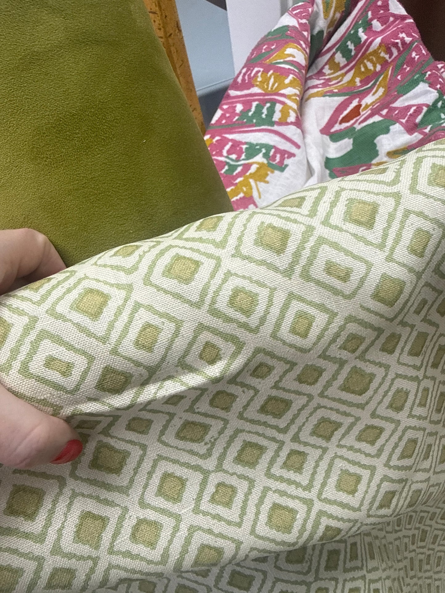 Green, 2.6 yards