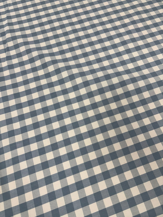 Blue plaid, 2 yards