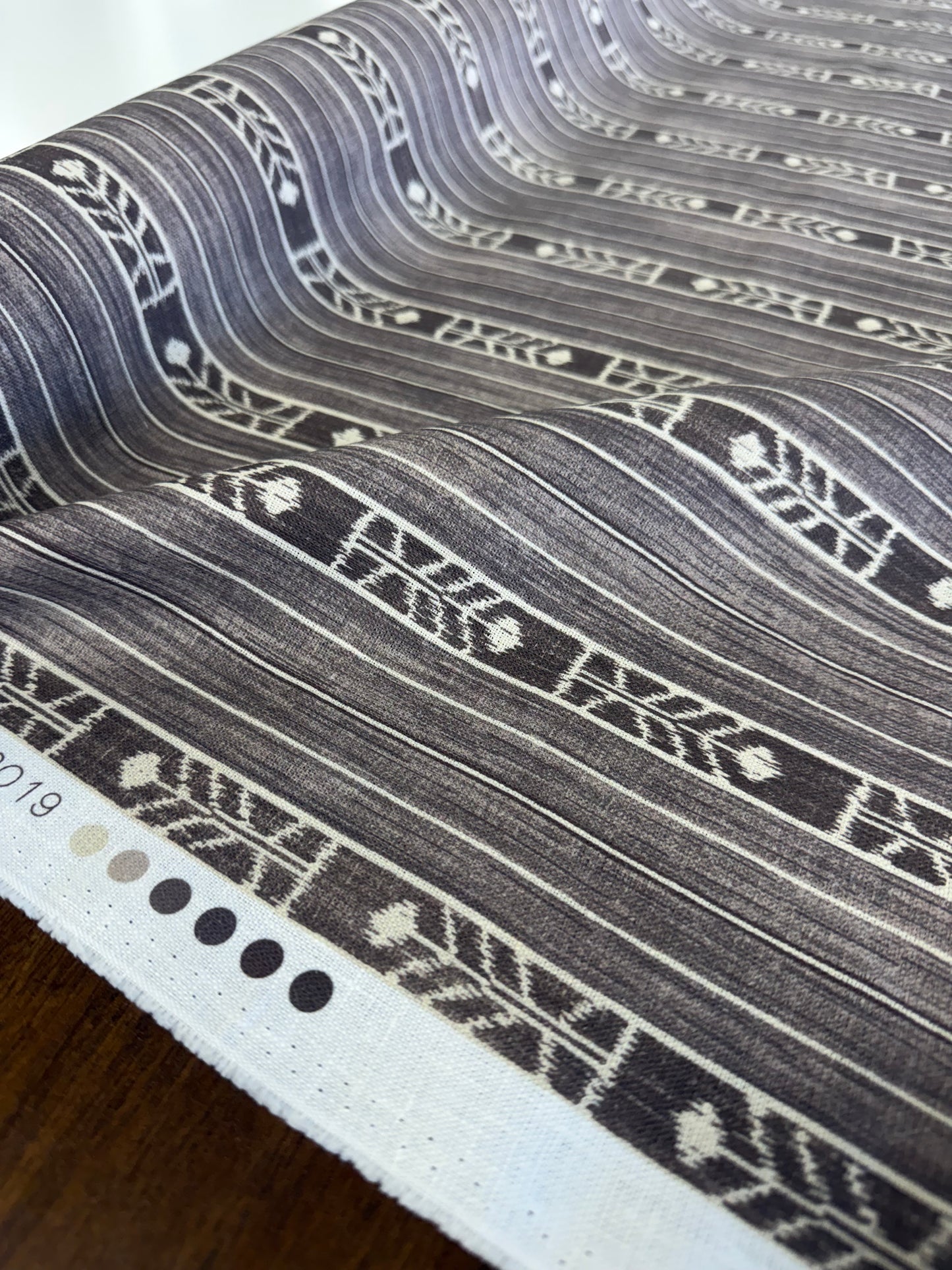 Schuyler Samperton, bengal stripe, brown, 3.5 yards