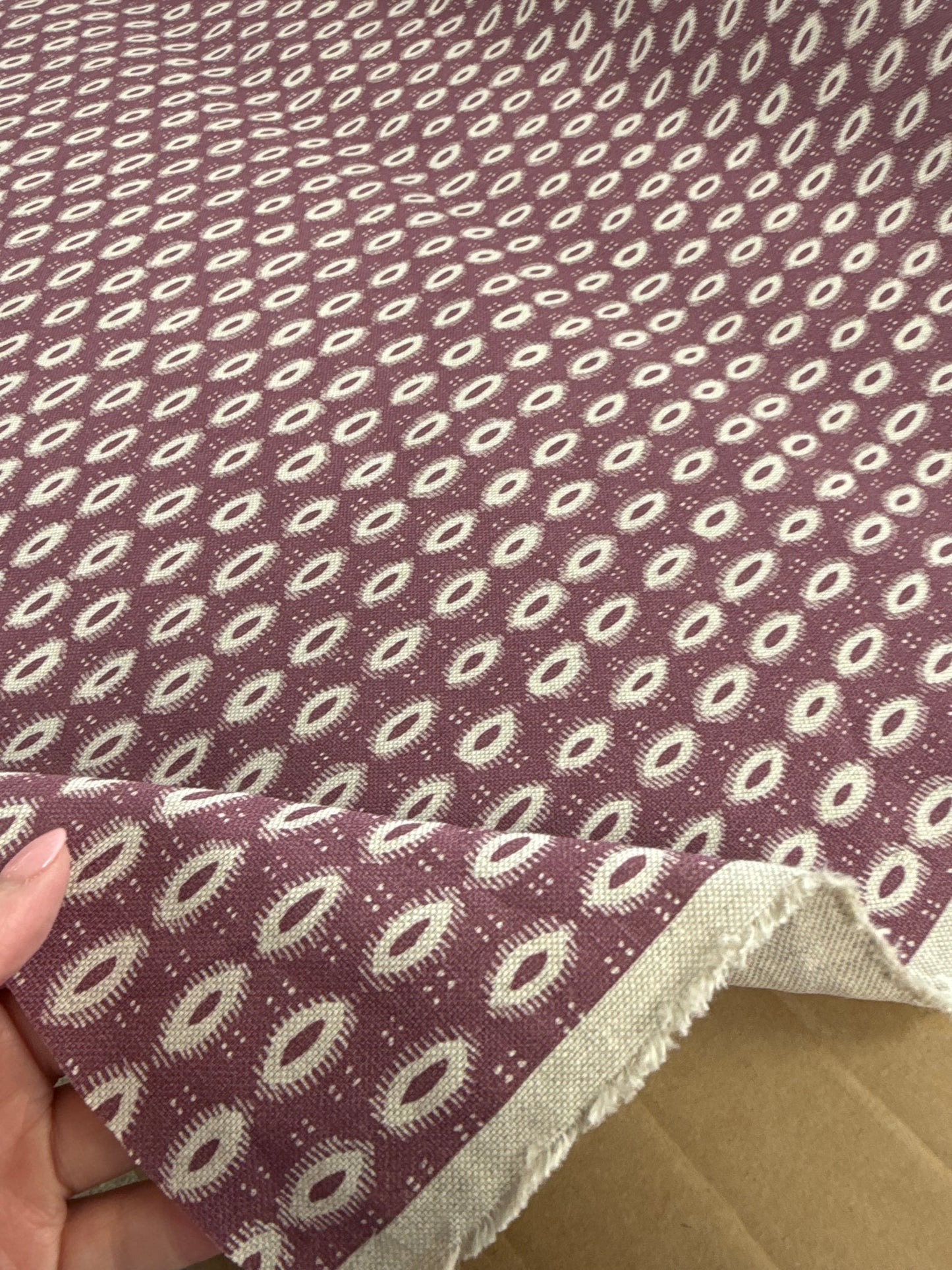 Nile and York, macita, purple, 2.7 yards