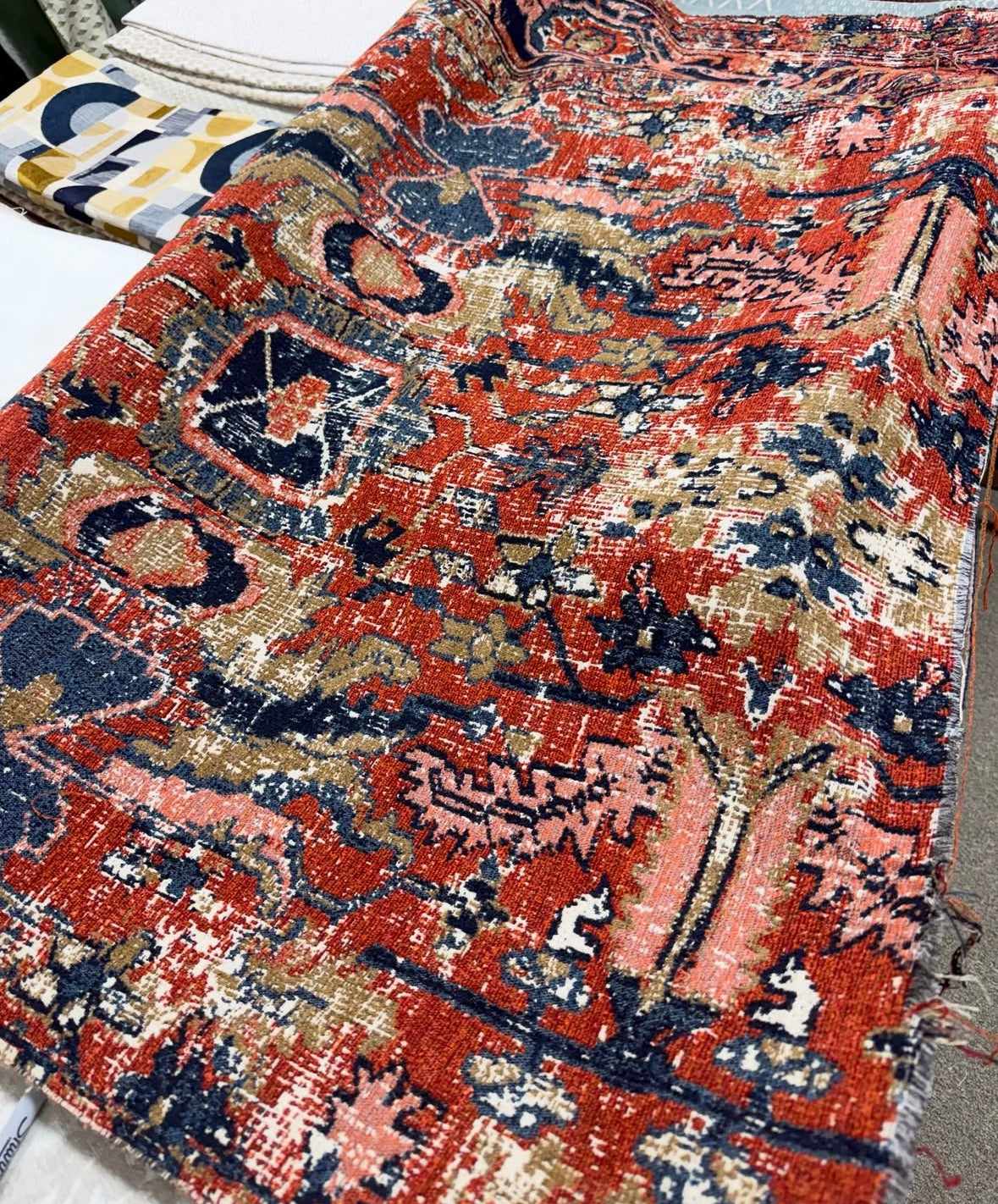 Ralph Lauren, old taddington, by the yard retails $946/y
