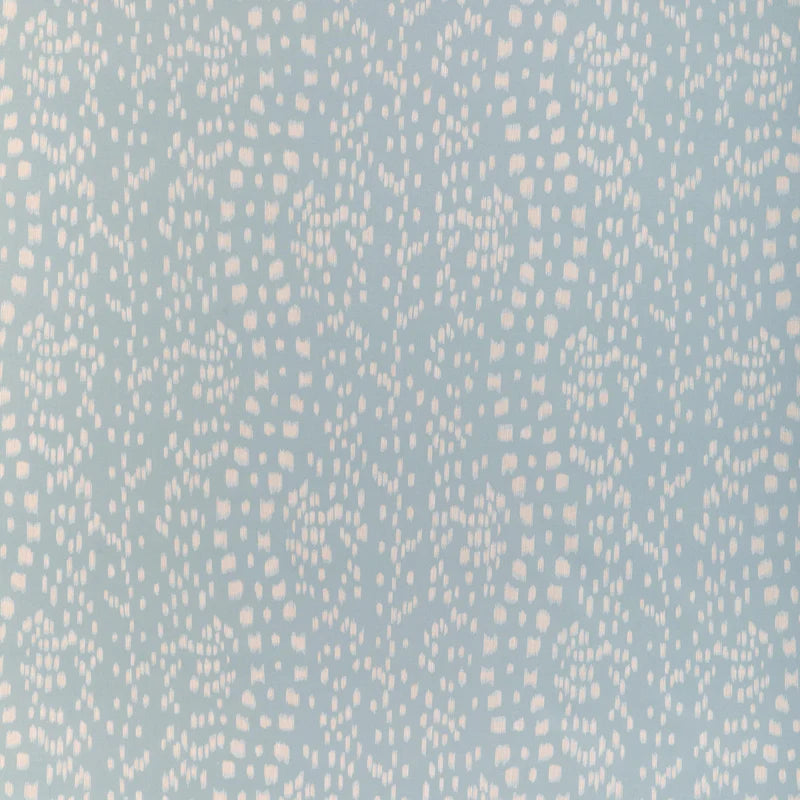 Bruschwig & Fils, Les Touches reverse, blue, by the yard