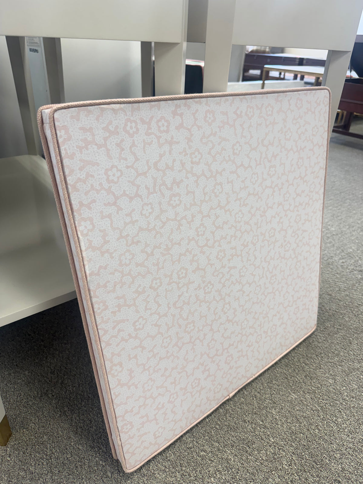 Upholstered Bulletin Board -Blush Floral