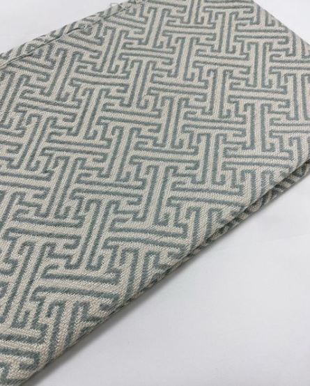 Kravet blue greek key fabric