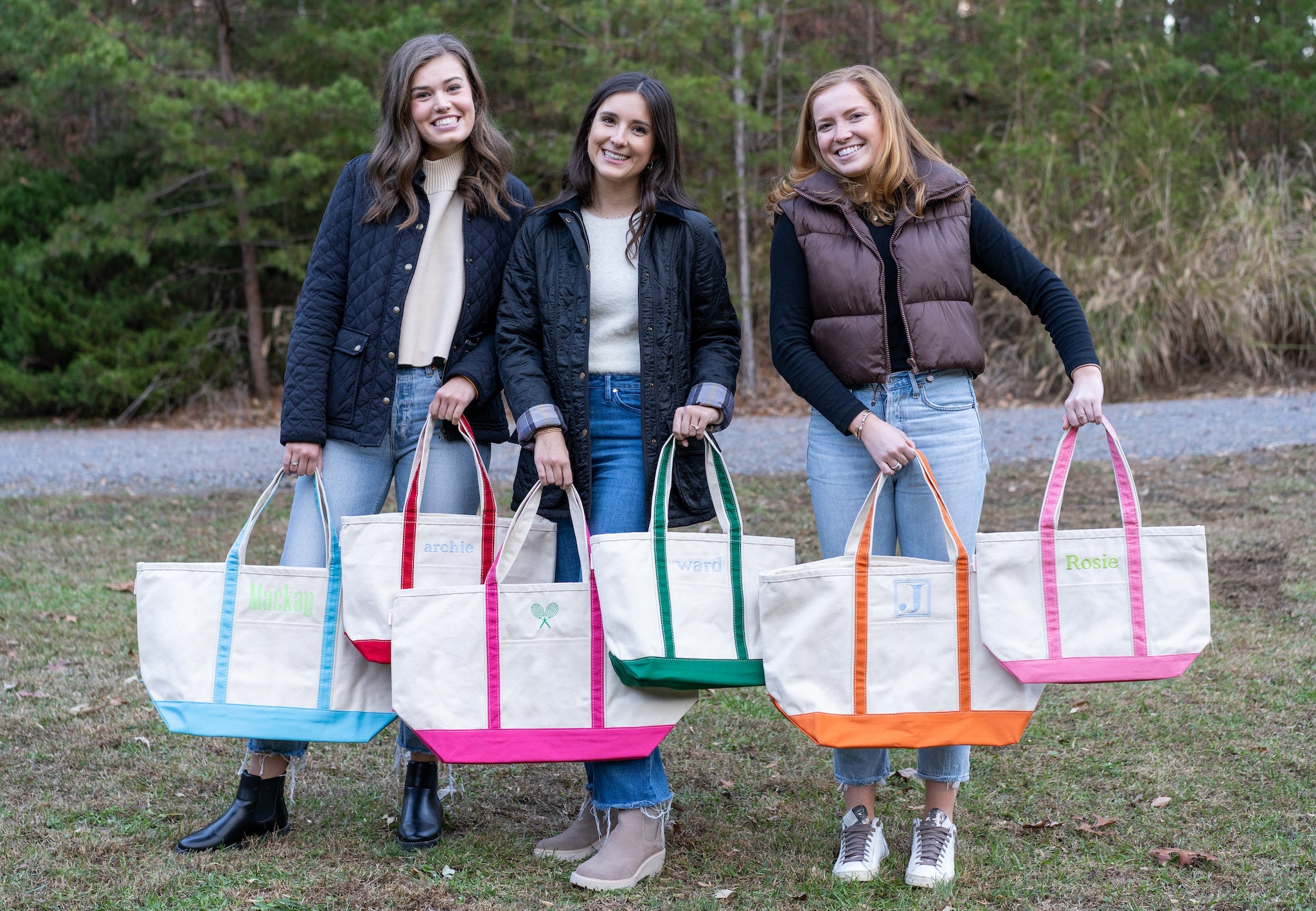 Large canvas shopping clearance bag